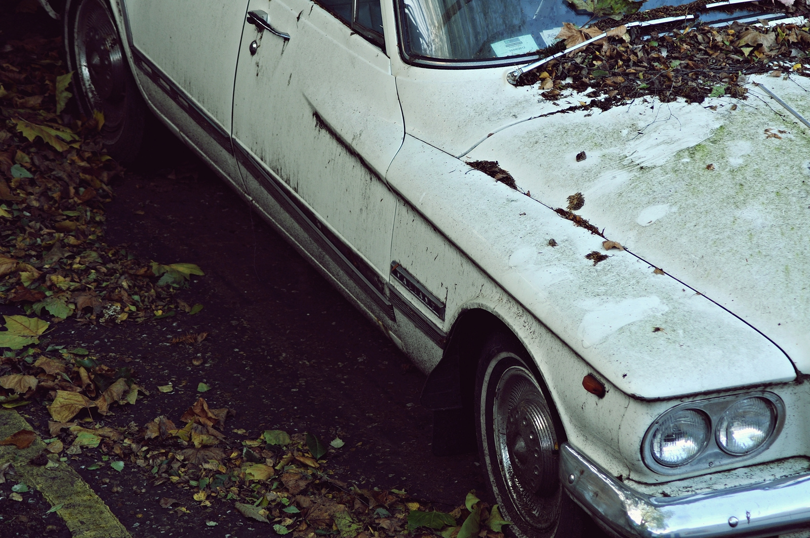 Old abandoned car