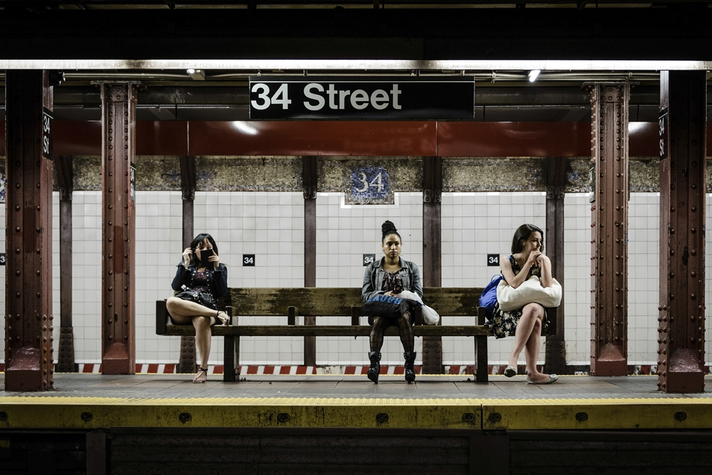 Diákverseny győztese: „Metróra várva”, New York City -Tom Pepper
