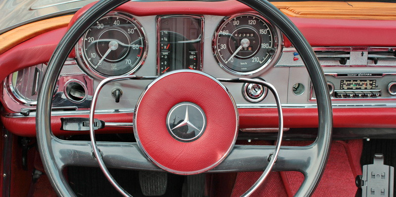 Mercedes cockpit
