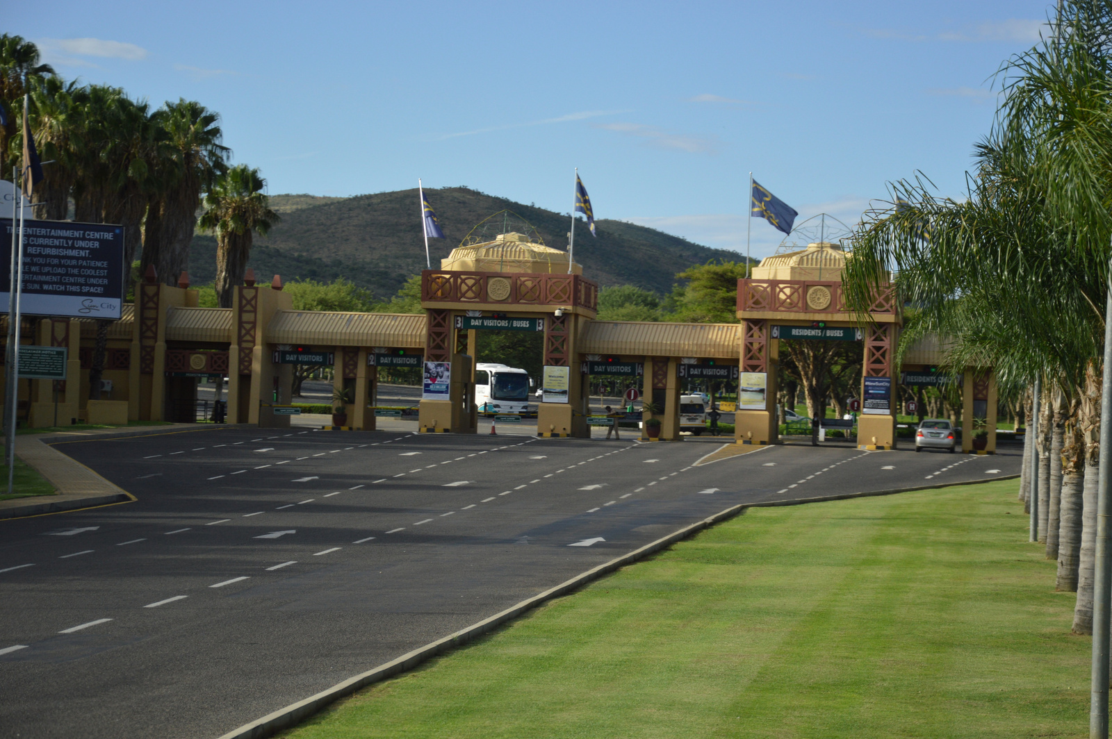 Sun City Pilanesberg bejarat