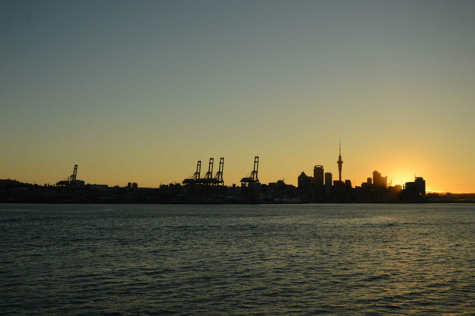 Auckland napnyugta