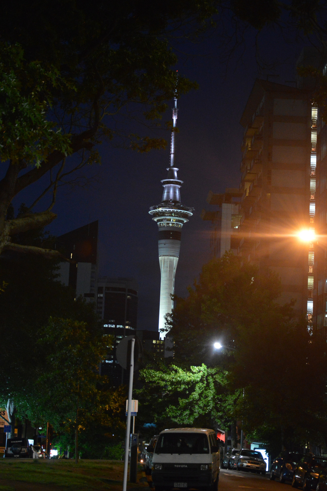 Auckland Sky Tower esti kivilágítás