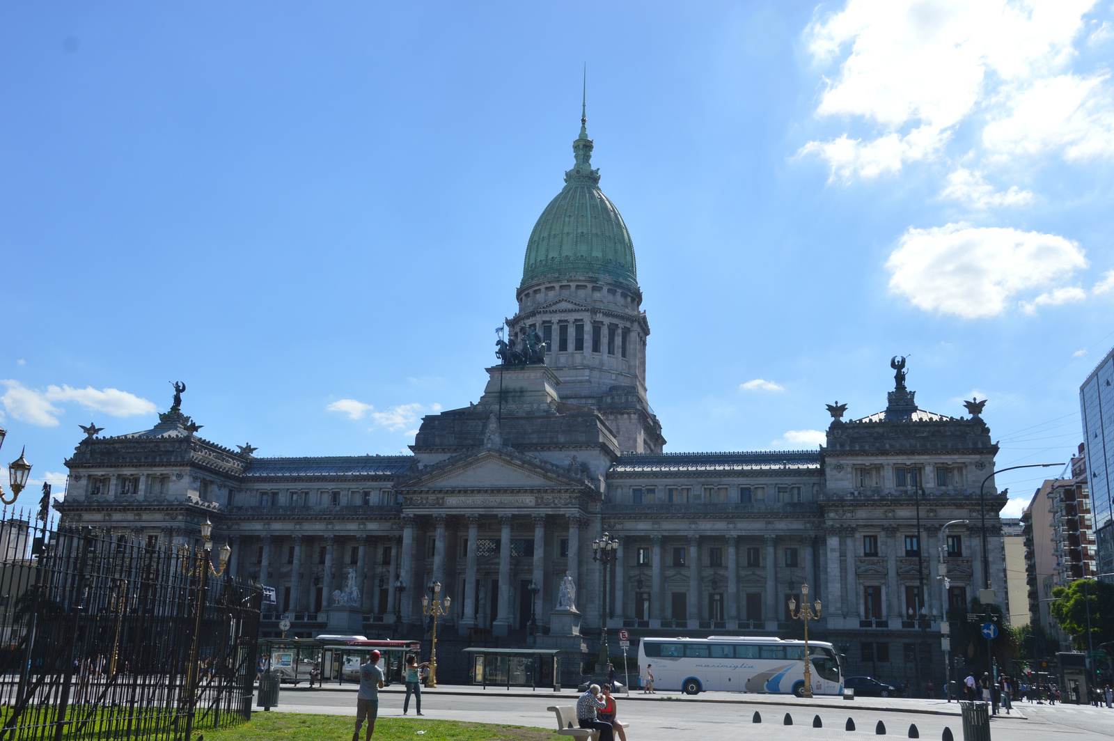 Buenos Aires Parlament közelebbről