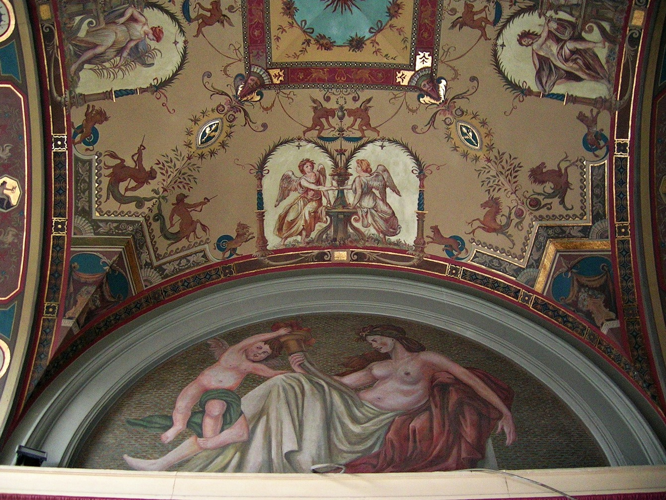 Lotz Károly freskója