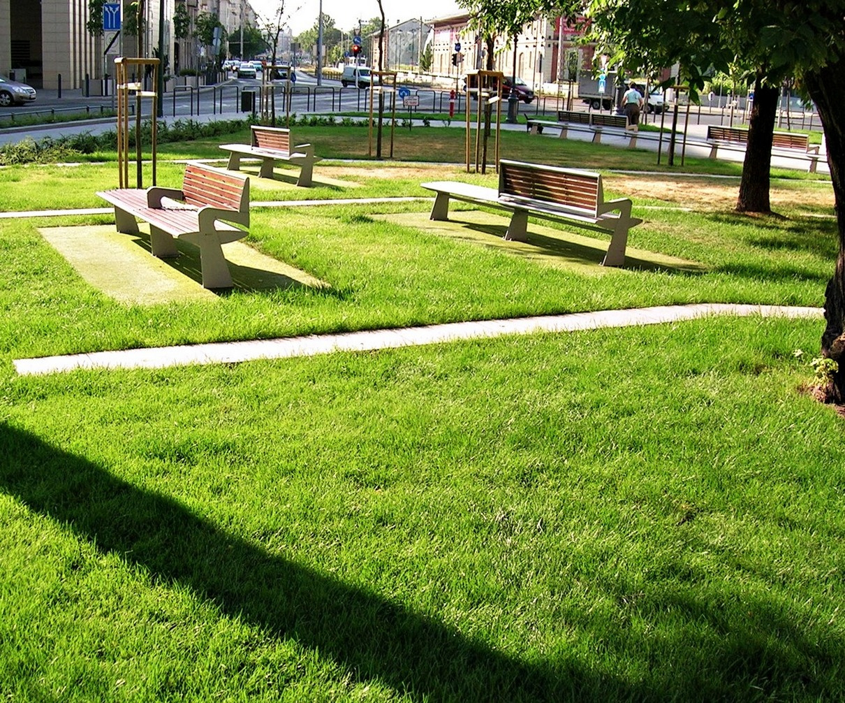 felújított park