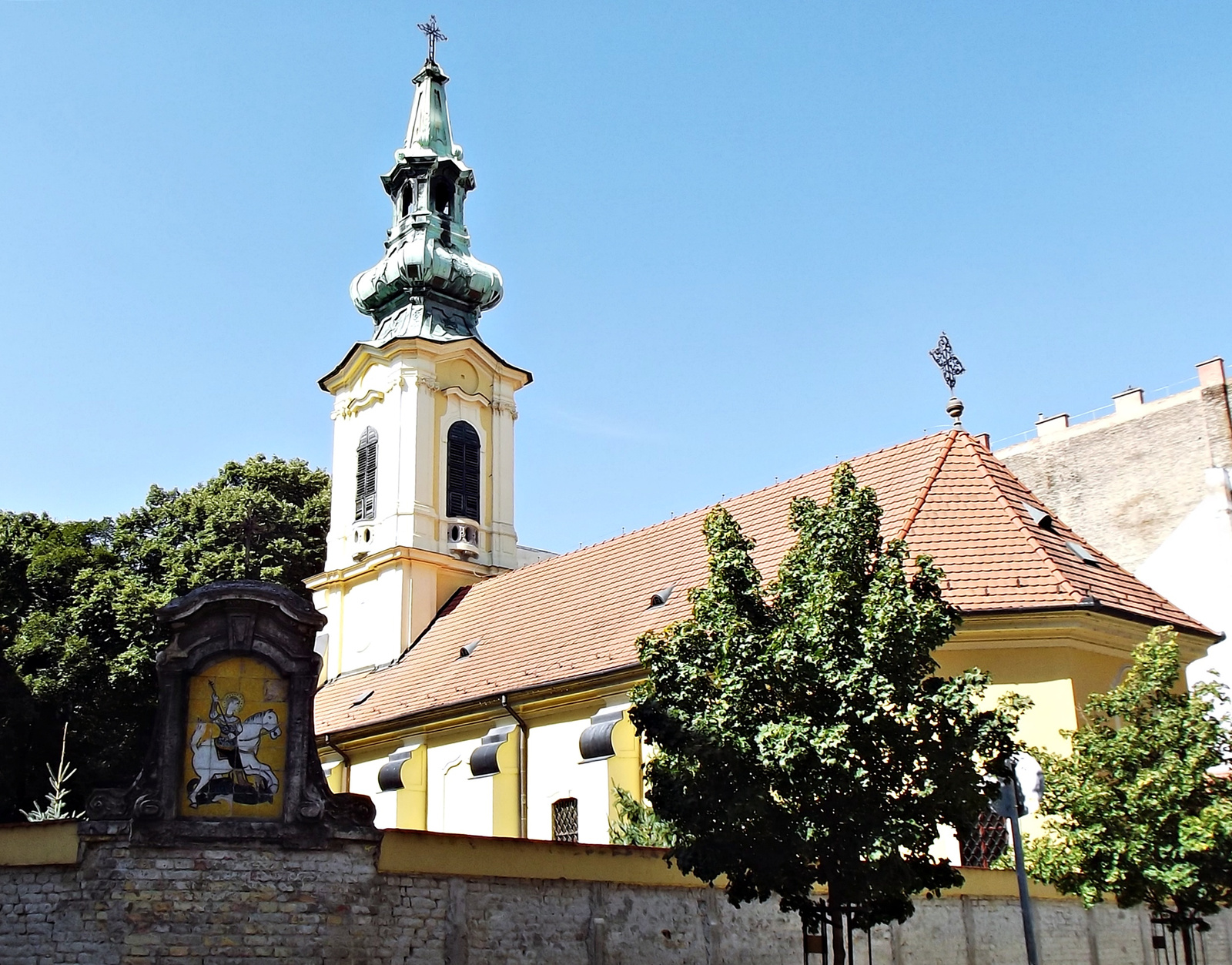 szerb templom