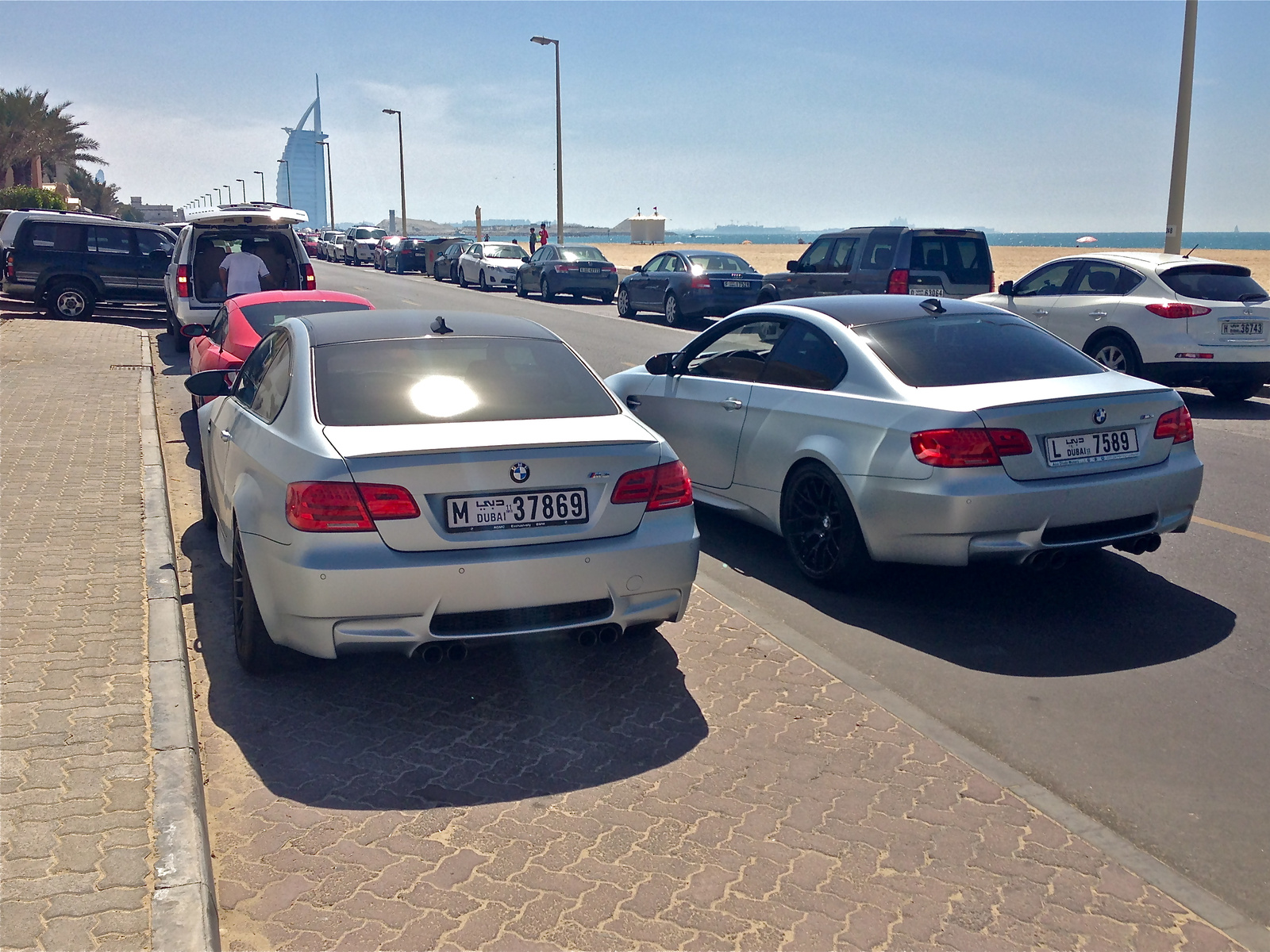 Two BMW M3 E92 Frozen Silver