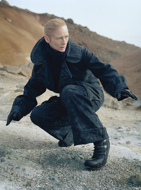 Tilda Swinton - W Magazine, 2011 ősze androgün