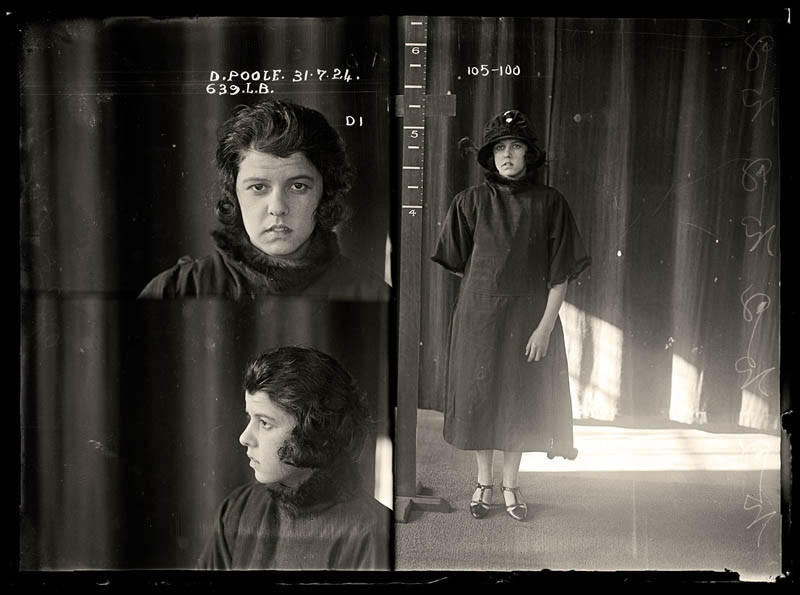 vintage-female-mug-shots-7 5. Doris Winifred Poole, 31 July 1924