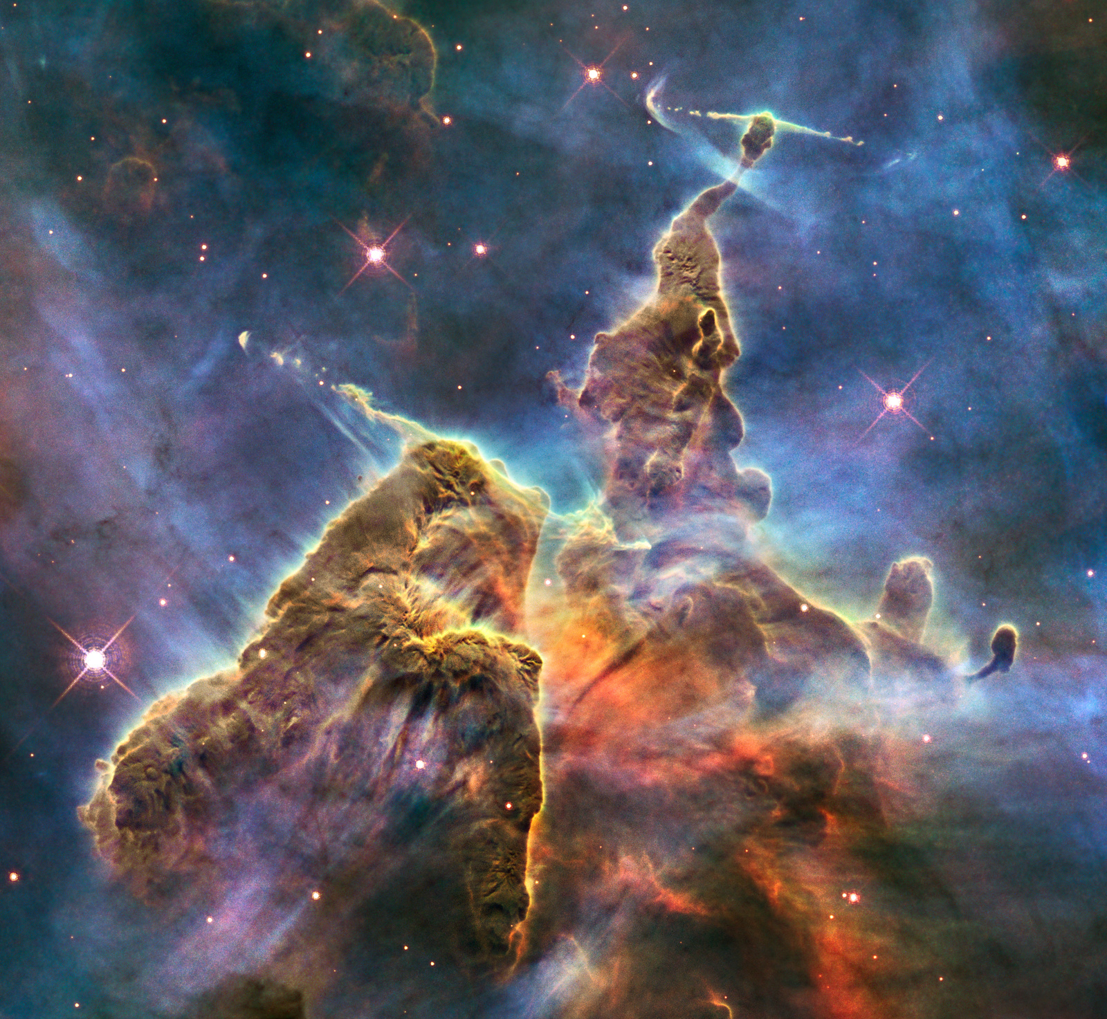 2010 April 26 - Dust Pillar of the Carina Nebula