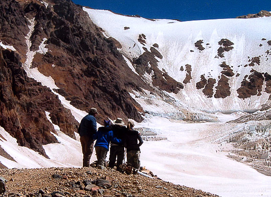 Parrado family in the Andes