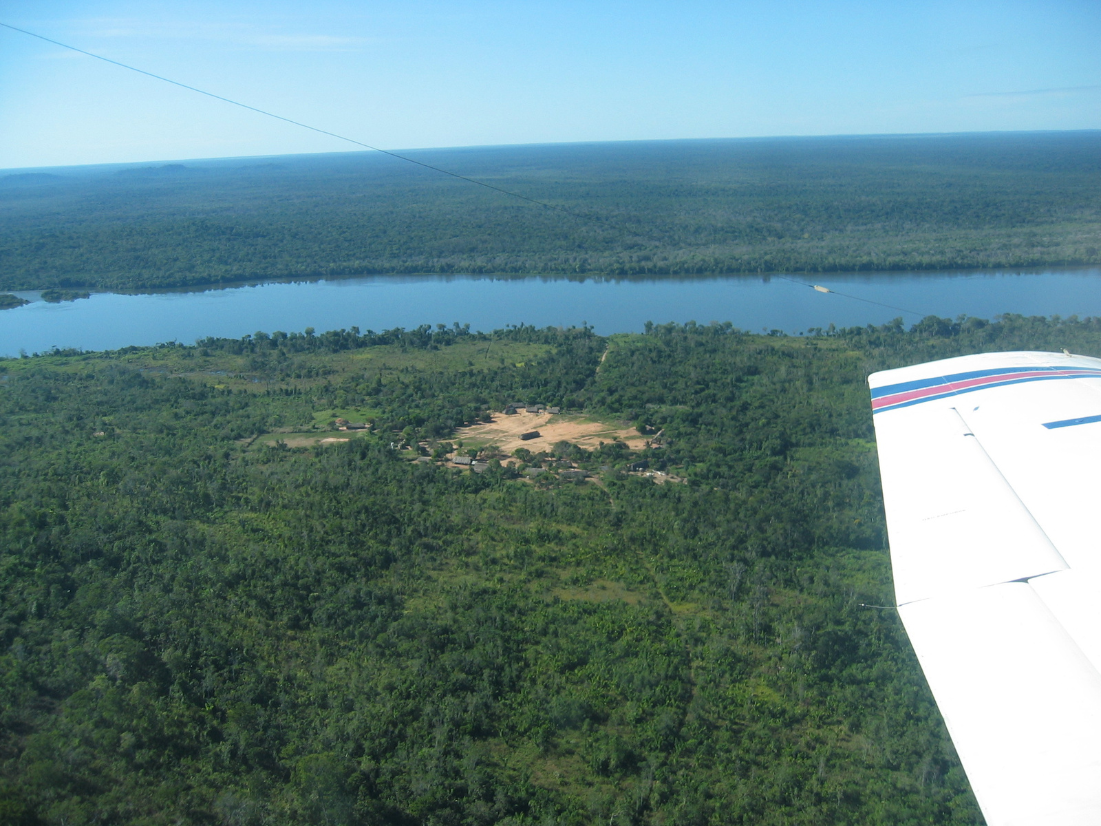 Kayapo village from air