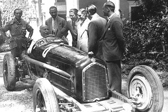 Pescara GP, 1932. augusztus 19. A győztes Tazio Nuvolari