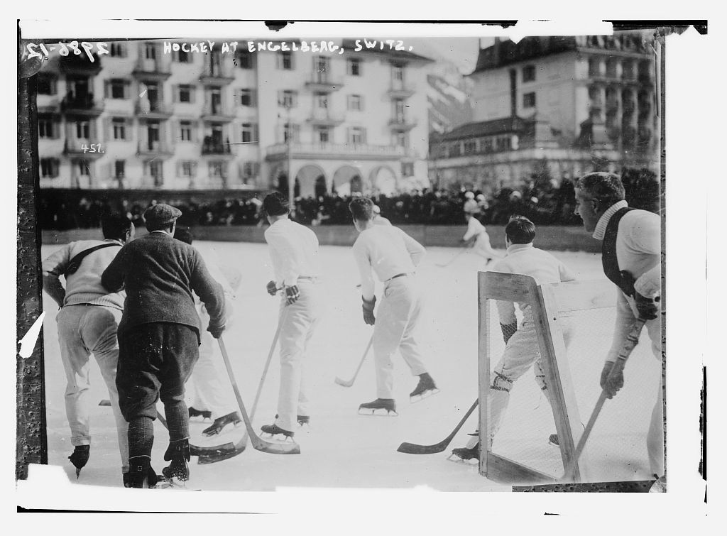 Hockey at Engelberg, Switz.