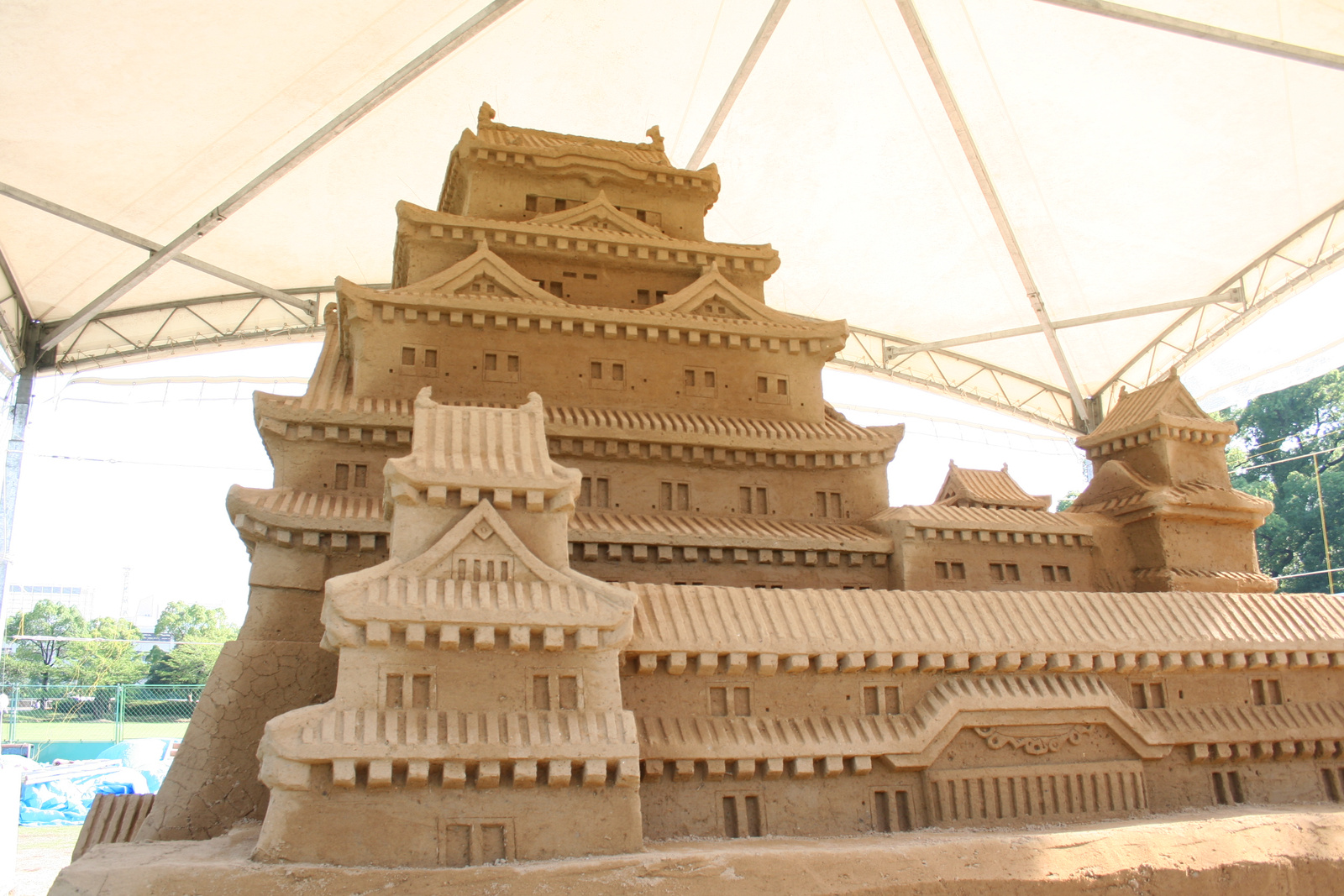 Sandcastle of Himeji castle Ju10 15