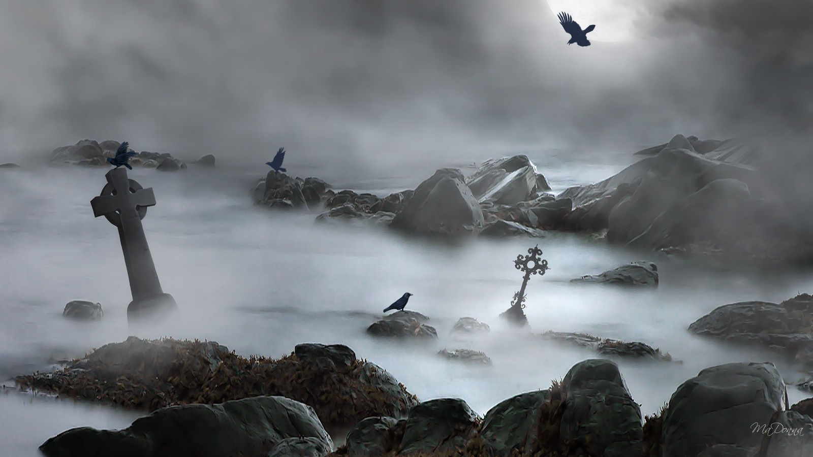 the-dark-waters-crows-dark-fog-foggy-goth-gothic-haunting-mist-m