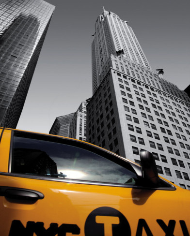 michel-setboun-chrysler-building-new-york-city-taxi