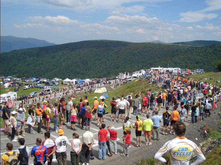 de fan france francia kerékpár szurkolók tour .