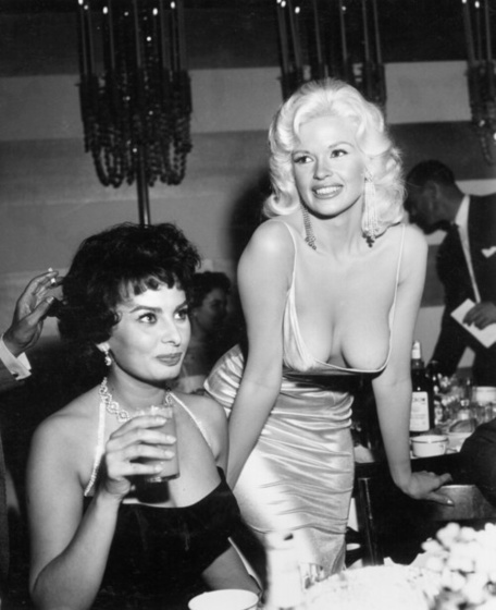 Sophia Loren And Jayne Mansfield