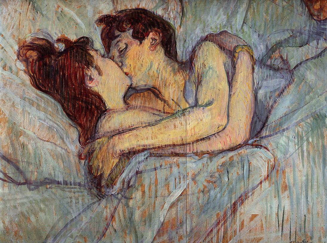 in-bed-the-kiss-1892 Lautre