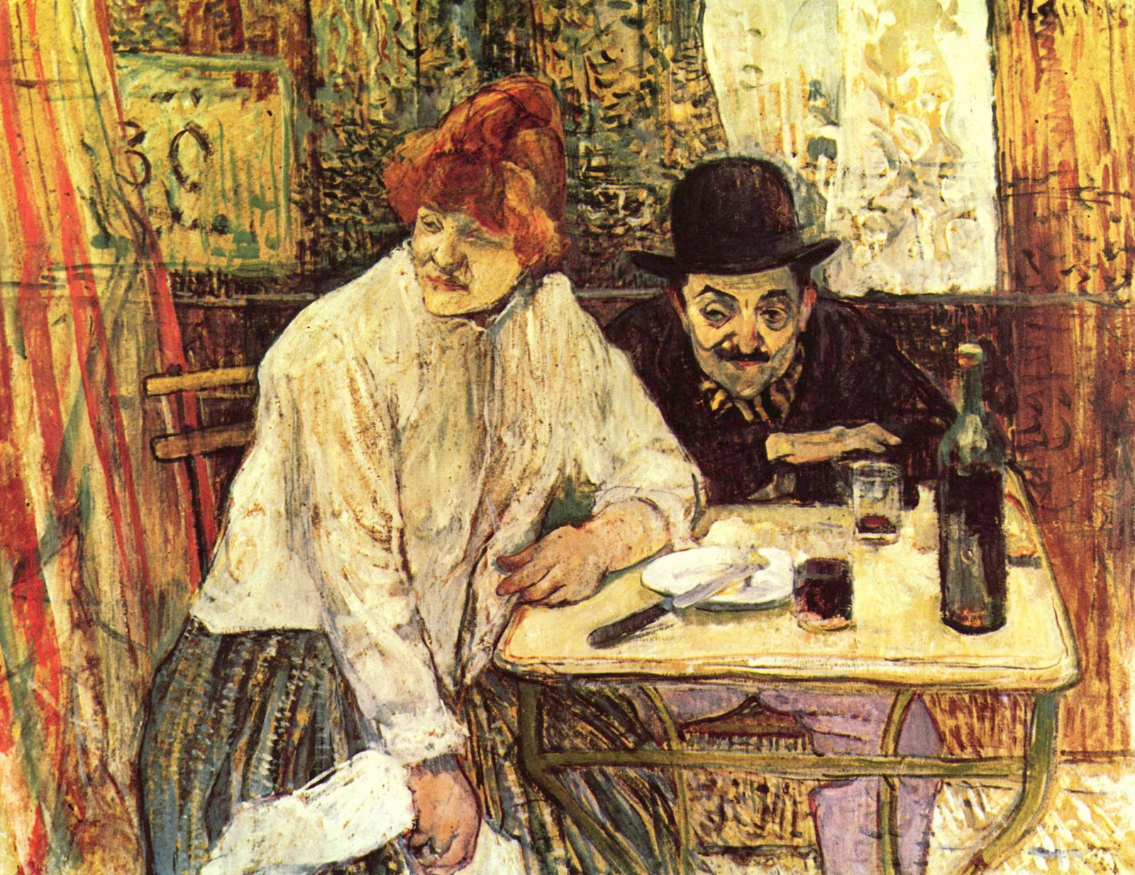 the-last-crunbs-1891 Henri de Toulouse-Lautrec