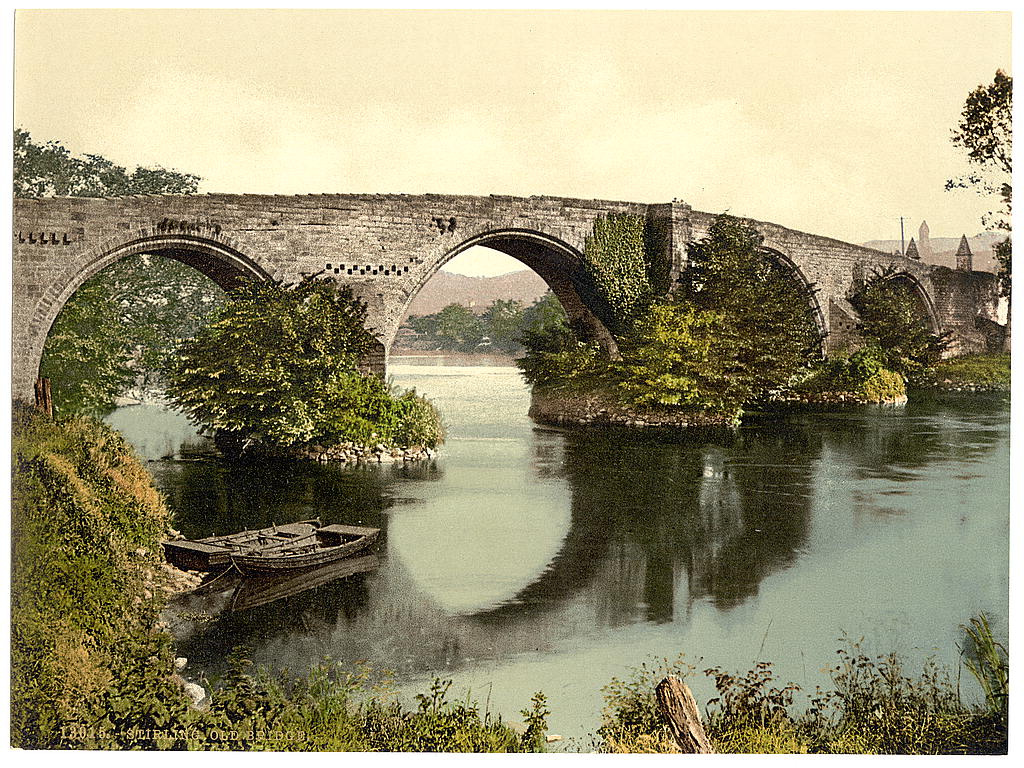 Stirlingshire, Stirling, Old Bridge 1900's