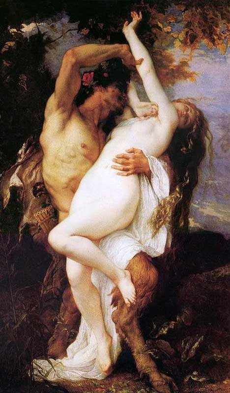 1860 - Cabanel Nymphe et Satyr +