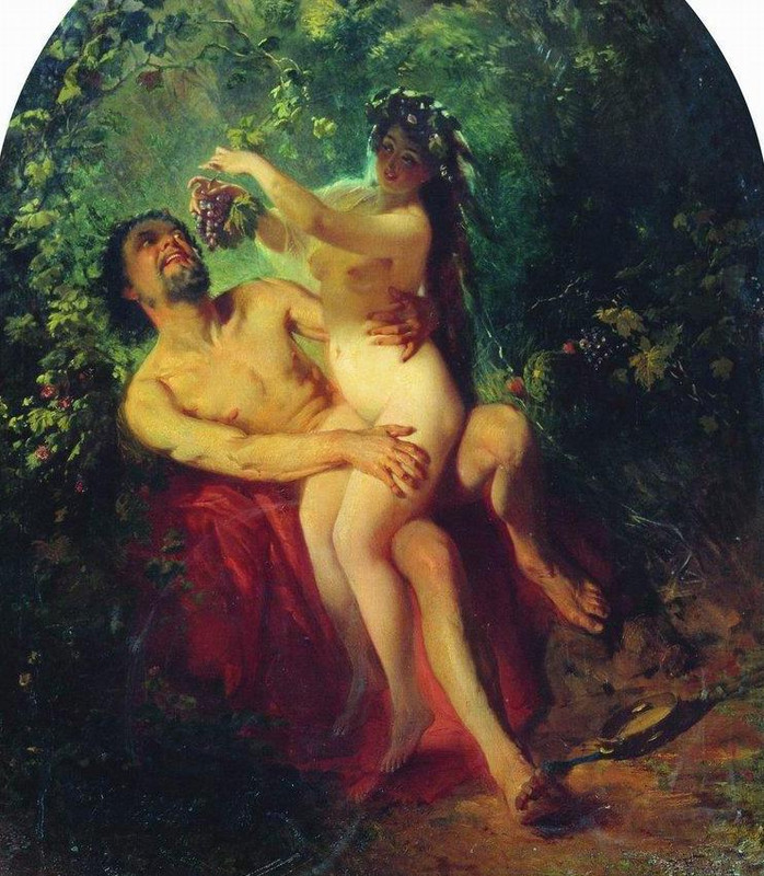 1863 satyr-and-nymph