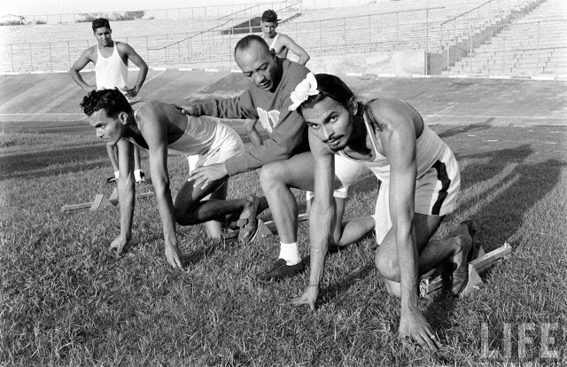 Jesse Owens in India 1955