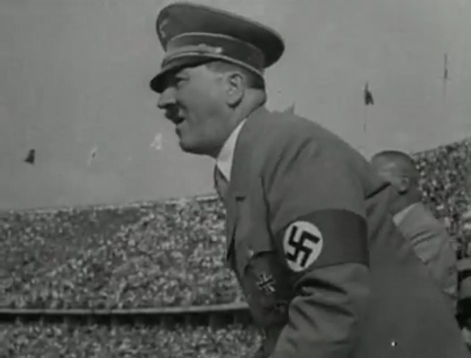 Hitler szurkol 1936 Berlini ollimpia