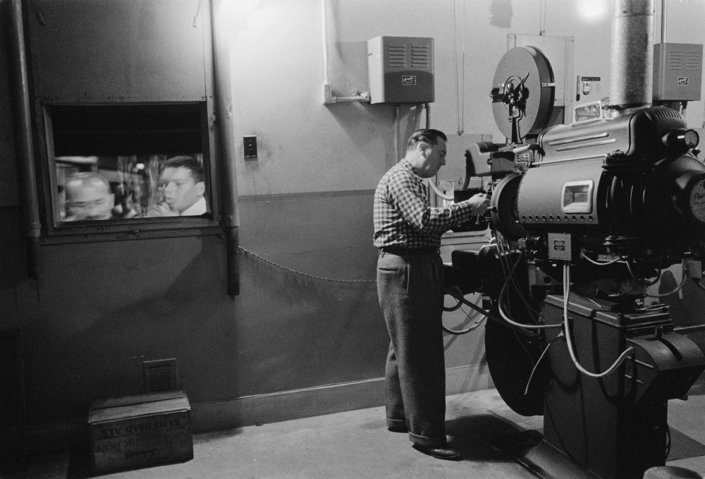 Projectionist circa 1958