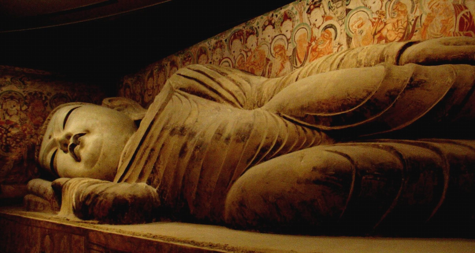 buddha dunhuang mogao caves jiuquan gansu china