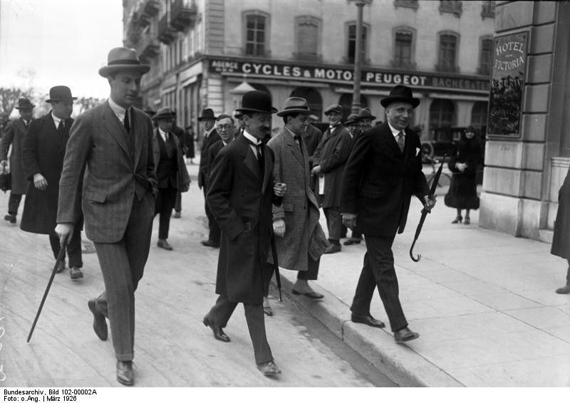 1926 gróf Bethlen István a magyar delegáció vezetője, 1926 Genf 