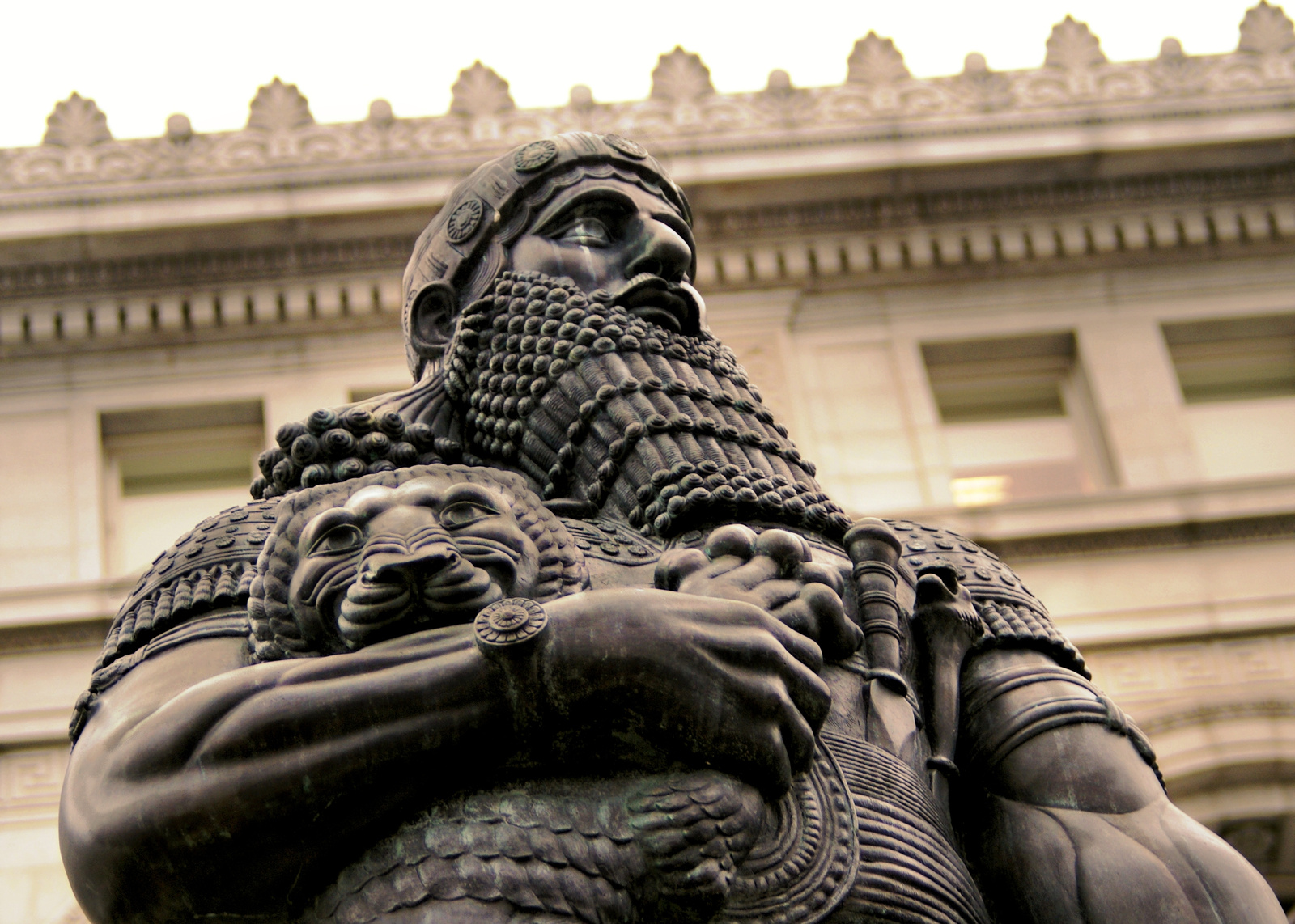 Britis múzeum Assurbanipal a la caza del leon-Pal Assurbanipal N
