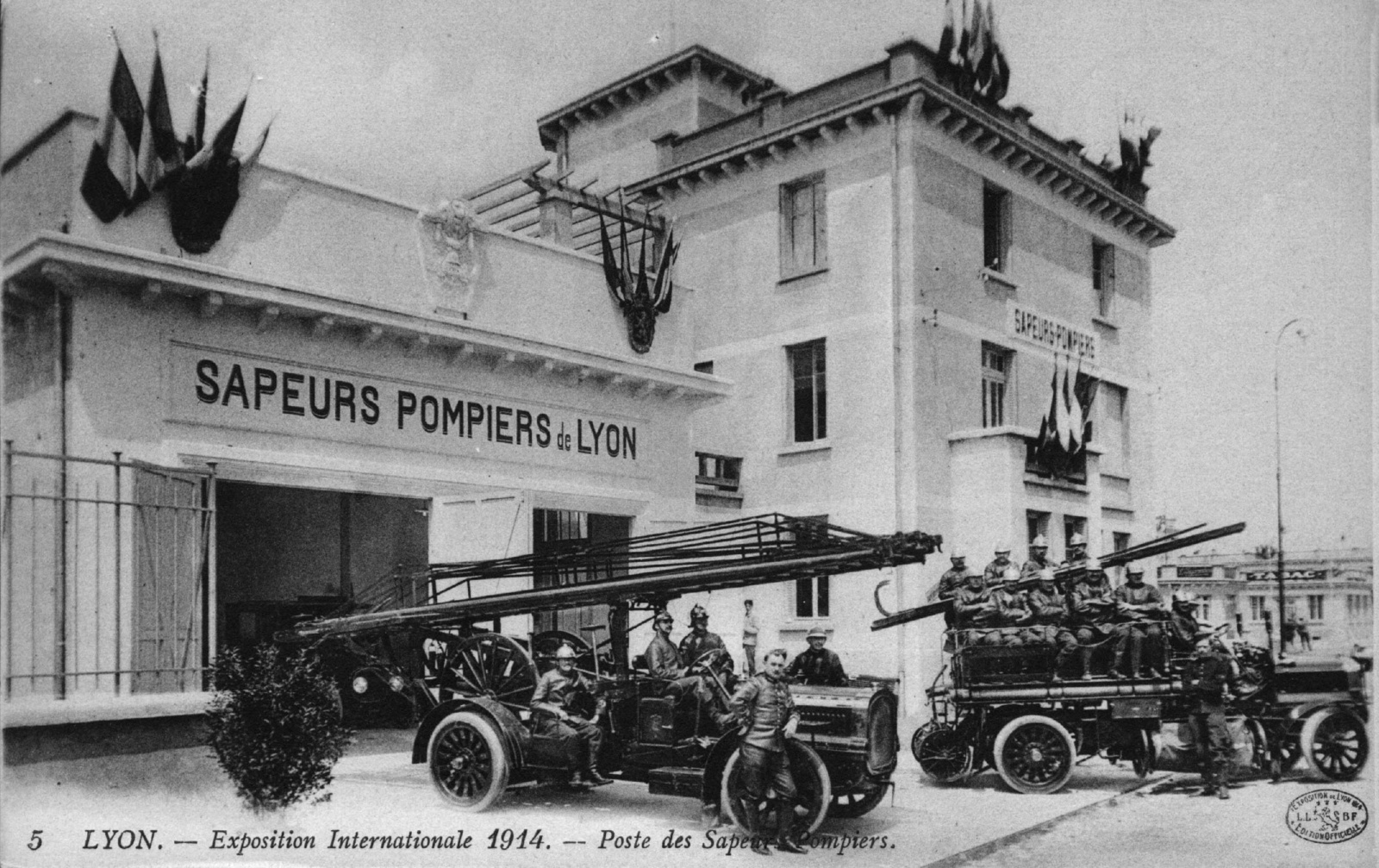 pompiers Lyon 1914