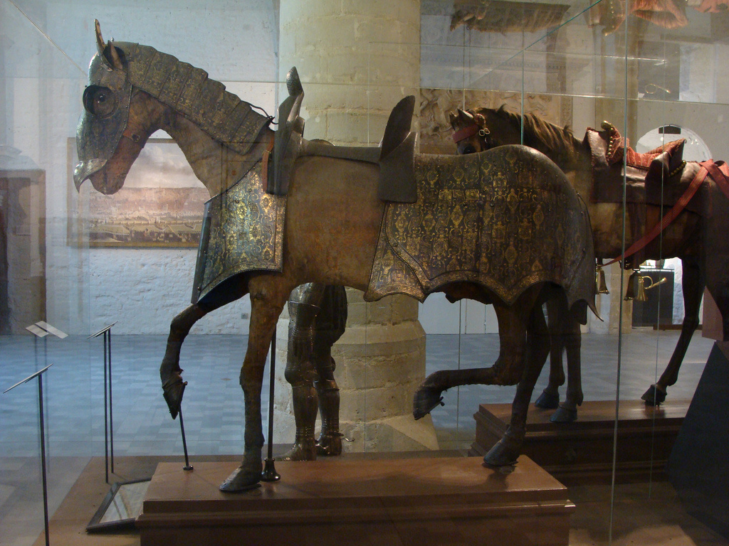 Lóvért ló páncél keresztes lovagok Horse Armour