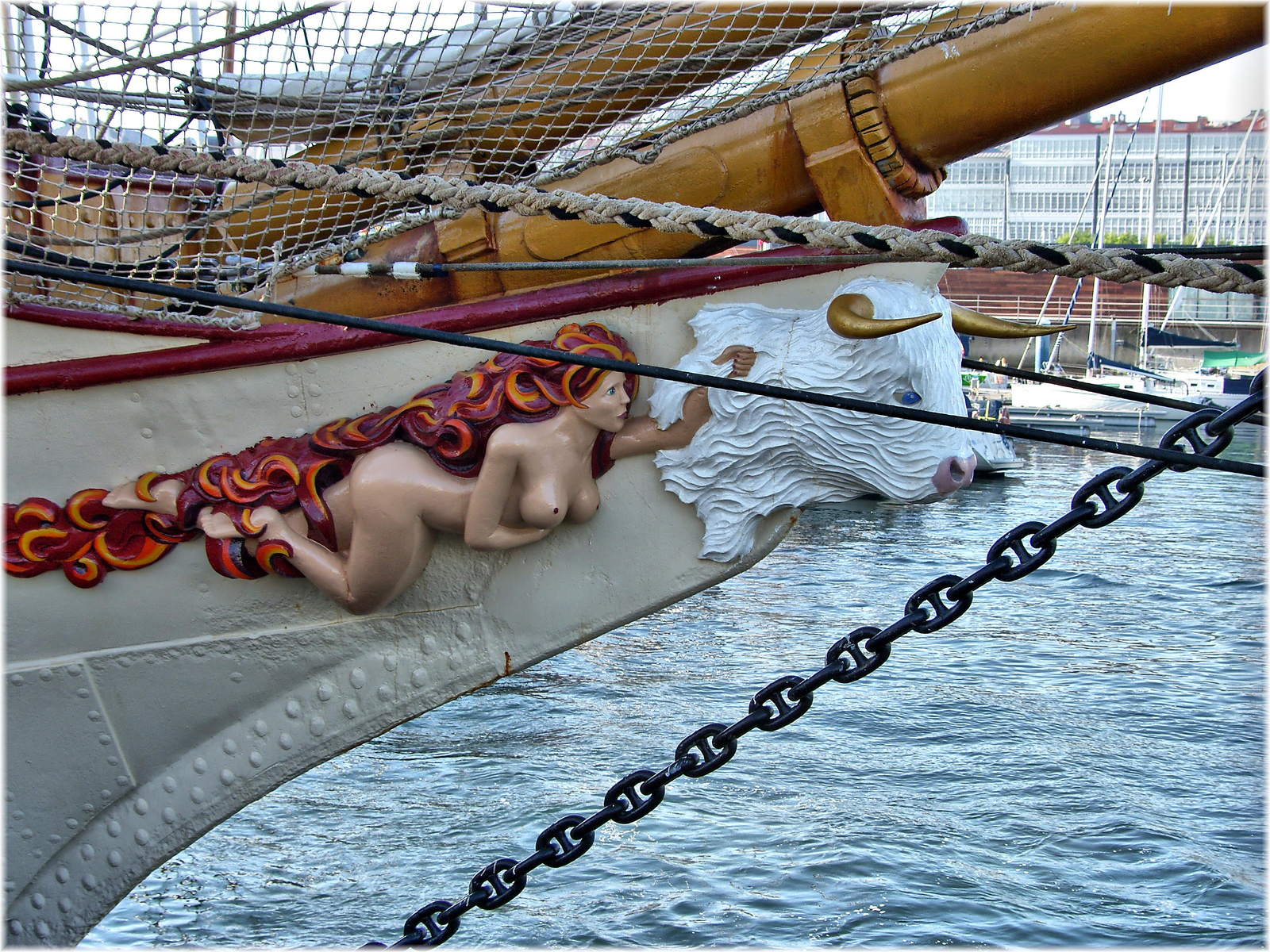 Figurehead - Europa (tall ship, 1911) - 10 Aug. 2012