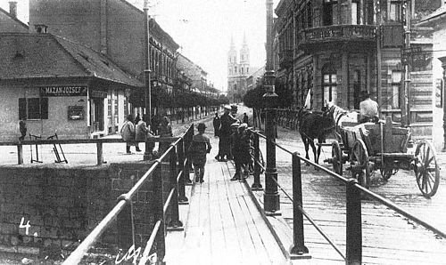 Szinva híd Miskolcon 1900