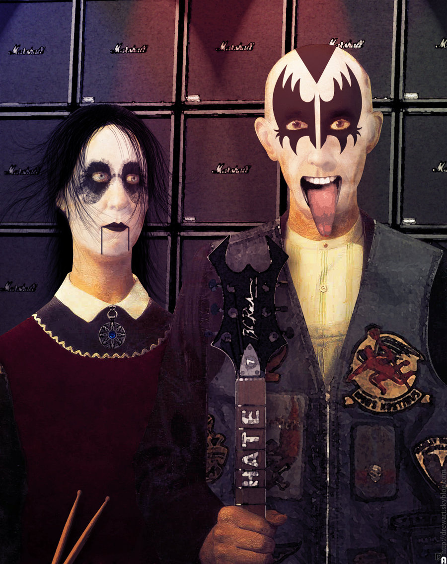 metal american gothic by spiderlord