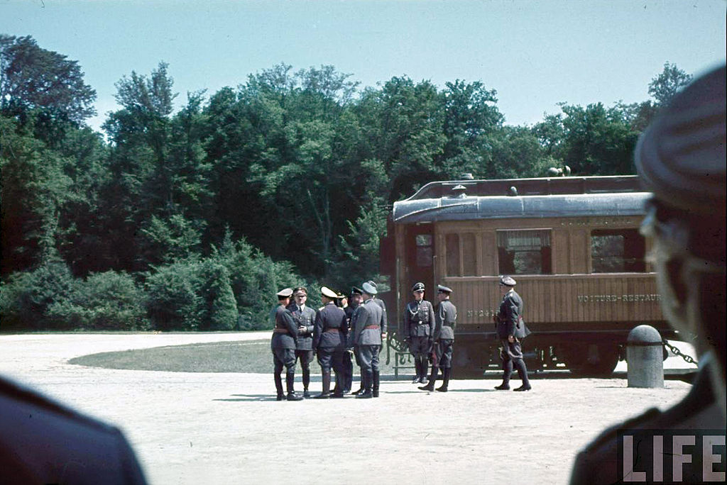 Rethondes Wagon juste avant la signature de l'armistice le 22 ju