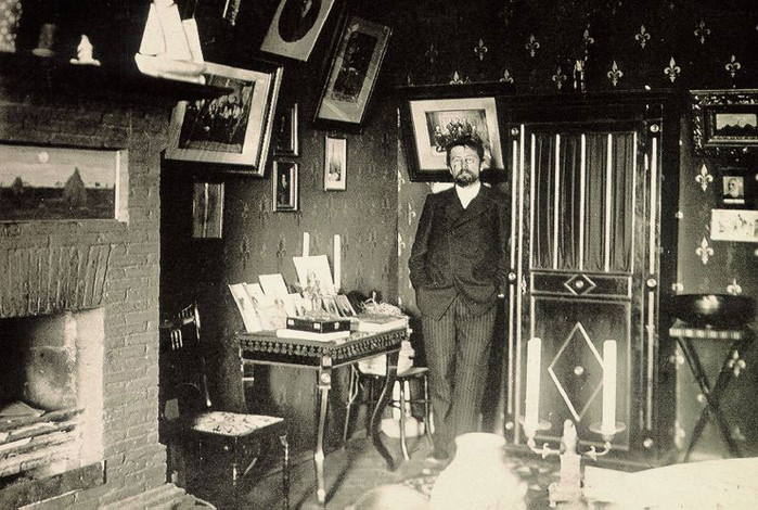 Csehov az irodájában 1901