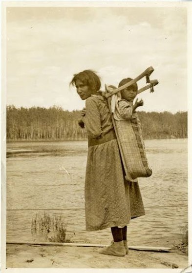 Ojibwa woman and child - 1933