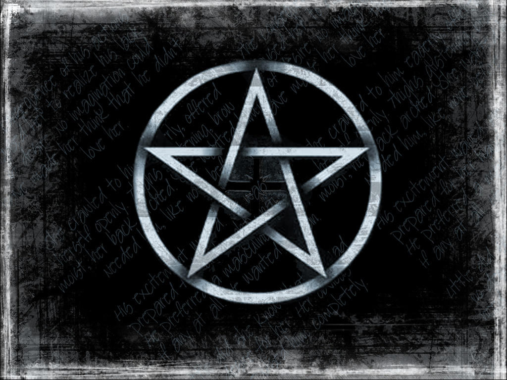 grunge pentagram by sintilation