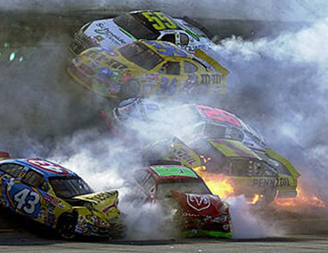 nascar crash