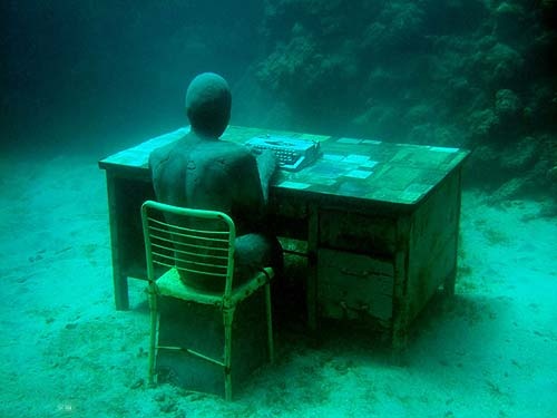 underwater sculpture Jason de Caires Taylor