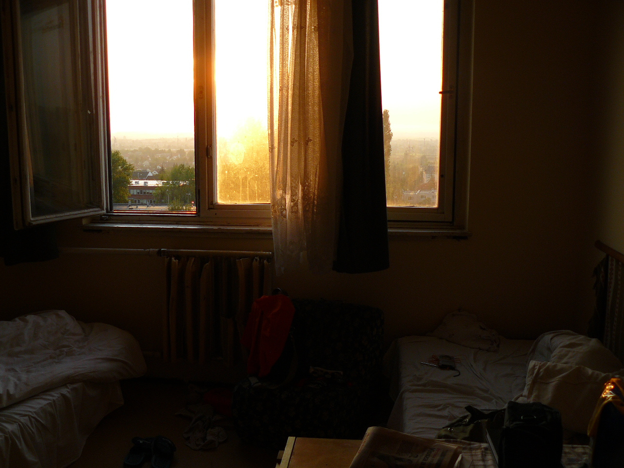 Napkelte egy miskolci kollégium ablakából