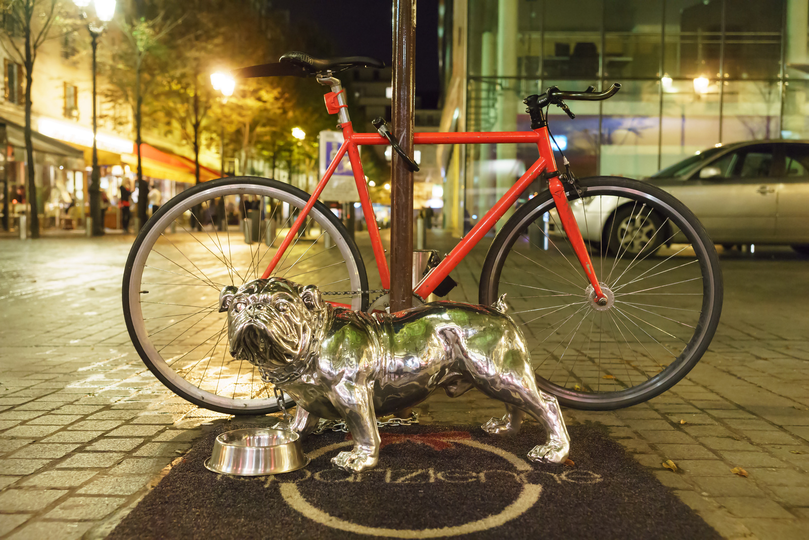 Guarding the bike