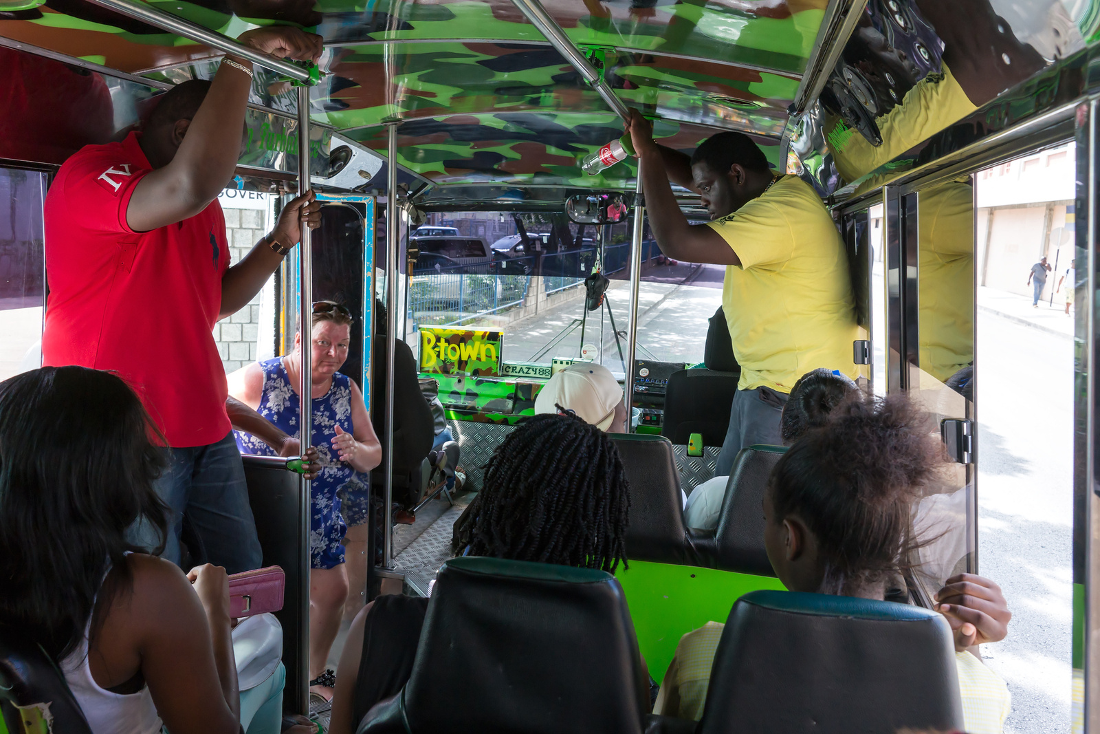 Yellow Bus - Barbados 2014