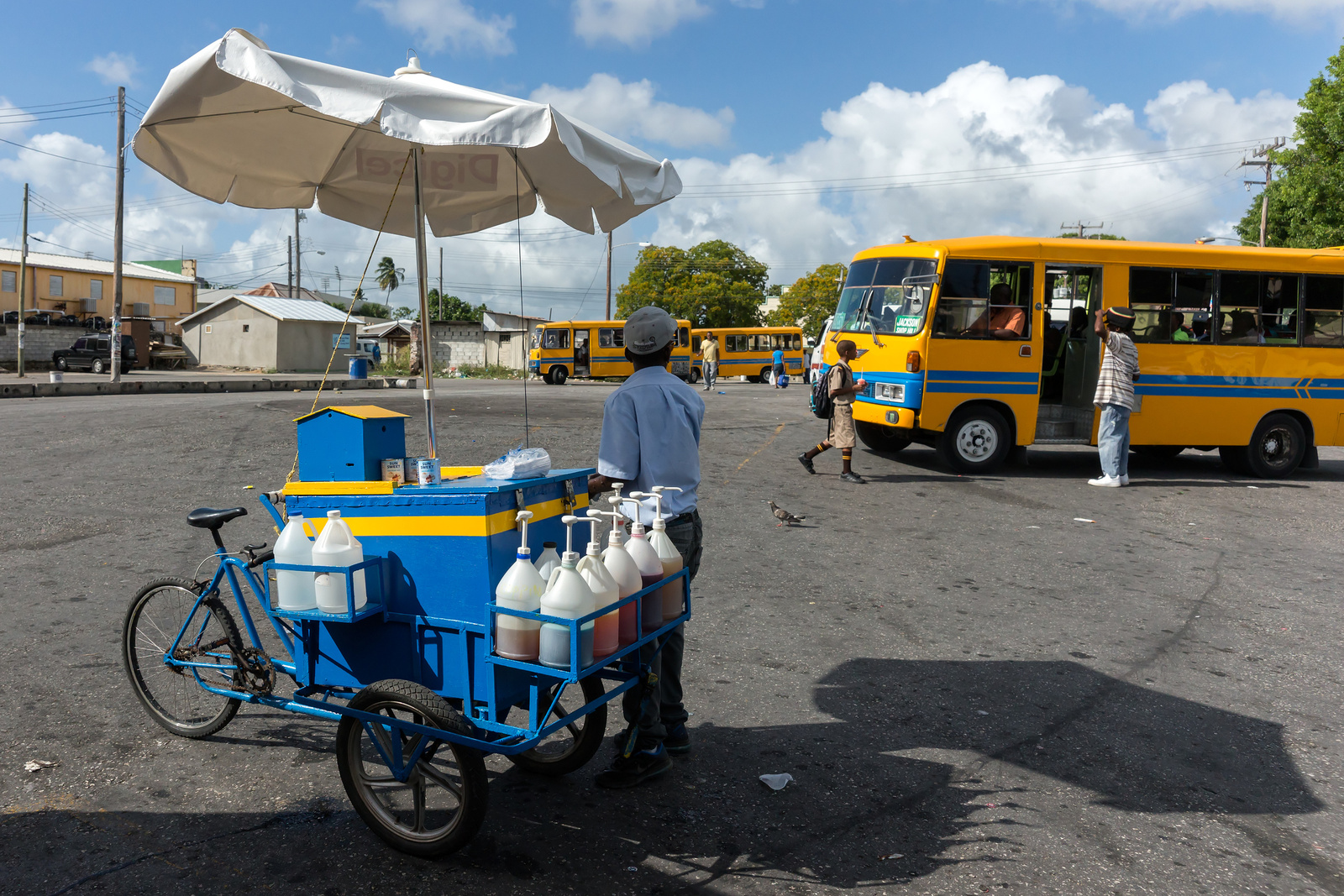 Bus station- Bridgetown, Barbados