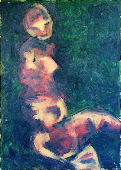 MADONNA 20.akril,karton70x50cm,2007